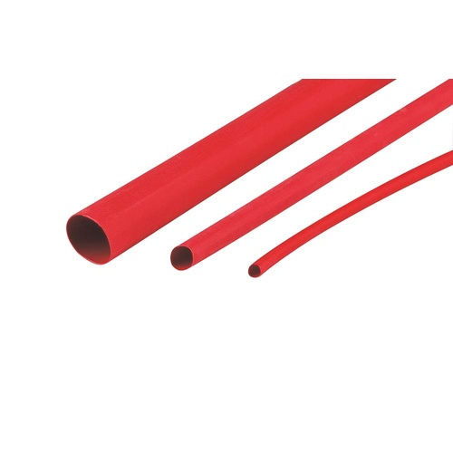 Heatshrink On Roll 10mm Dia. Red (100M Roll)